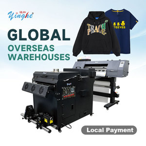 Yinghe 60cm A2 Dual XP600 Printheads Automatic DTF Printer New Condition PET Film Powder Shaker 1-Year Heat <b>Press</b> T-<b>shirt</b> - Product Image 1