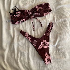 Maillot de bain pour femmes personnalisé 2025, ensemble de bikini en spandex/nylon, vêtements de plage, OEM, maillots de bain de luxe - Product Image 5