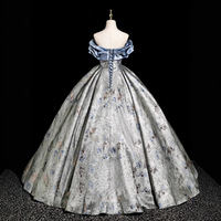 Robe de bal bleue en satin, couleur bonbon naturel, antistatique, avec soutien-gorge intégré, pour examen artistique, remise des diplômes du lycée, robe de soirée longue jusqu'au sol
