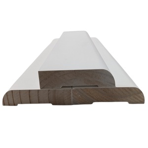 Moulures en bois massif modernes, apprêtées, en pin, pour plinthes, plinthes de base, pour la décoration de villas, imperméables, décoratives - Product Image 4