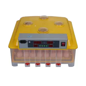 Inkubator Penetas Telur Mini 48 Telur, Mesin Penetas Telur Ayam Otomatis Penuh 12V atau 110V atau 220V