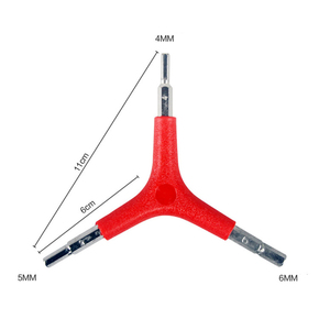 VTT VTT Accessoires De Vélo 3 Voies Extérieur-<span class=keywords><strong>Clé</strong></span> Hexagonale en forme de Y à Douille 8/9/10MM Outils De Réparation De Bicyclette - Product Image 6