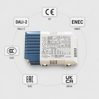 MEAN WELL LCM-25DA2 25W Driver LED à courant constant 180-277VAC DALI-2 Push DIM Sortie réglable pour éclairage intérieur