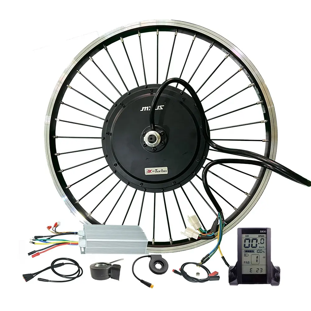 Moto électrique 72v mxus 3000 w 20 26 "roue moyeu moteur mxus 3k turbo 3000 w kit