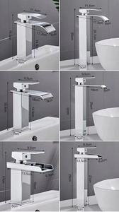 Chuyên sản xuất của phòng tắm chậu vòi phẳng trộn duy nhất-rod trộn vòi nước - Product Image 5