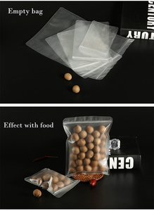 Bolsa de Embalaje de Alimentos Plana con Cierre Hermético de 12*18cm, Sellado Térmico de <span class=keywords><strong>3</strong></span> Lados, para Alimentos para Mascotas y Gelatina - Product Image 6