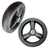 Roues et pneus avant compatibles avec les poussettes Baby Jogger City Select et Premium
