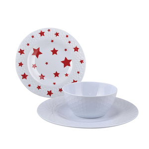 Nhà Hữu Ích Đầy Màu Sắc Dậu In Melamine Đặt Bữa Ăn Tối - Product Image 6