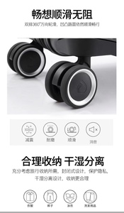 Le plus récent Offre Spéciale 20 pouces Double tige fer gris 360 degrés universel roue coulissante diplomate <span class=keywords><strong>valise</strong></span> - Product Image 3