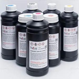 원래 NAZDAR UV 인쇄 잉크 리코 Gen5 Gen6 코니카 KM1024 프린트 헤드 1000ml UV 잉크 공장 가격