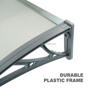 Voordeur Raam Tuinhuisje Duurzaam Frame Polycarbonaat Luifel - Product Image 3