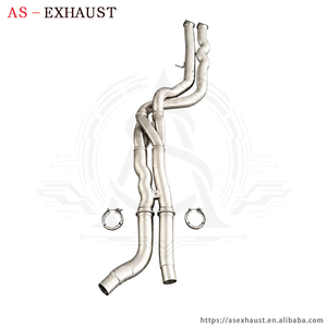 Tuyau intermédiaire en Z non résonné à longueur égale en acier inoxydable SS304 pour BMW F87 <span class=keywords><strong>M2</strong></span> Competition S55 3.0T <span class=keywords><strong>2018</strong></span>+ – Accessoires de performance pour échappement - Product Image 6