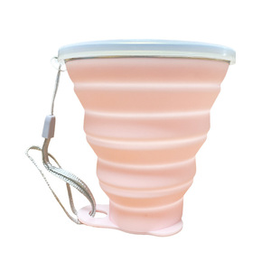<strong>Collapsible</strong> Silicone Folding Water <strong>Cup</strong> Travel <strong>Cup</strong> Folding Camping <strong>Cup</strong> With Lids - Product Image 6