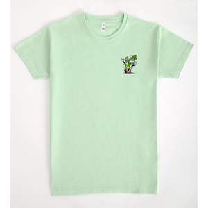 Camiseta Mojito Cocktail, Verde Claro, Diseño con Letras Pequeñas, Ropa Promocional - Product Image 1