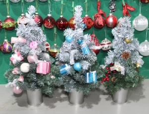 Decoración personalizada Navidad árboles pequeños artificiales 60cm Ins escritorio Mini árbol de Navidad en la Mesa - Product Image 6