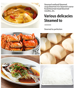 Armadio Vaporiera Elettrico Combinato Modulare Flessibile in Acciaio Inossidabile per Cucina di Hotel e Mense, per Riso e Frutti di Mare - Product Image 5