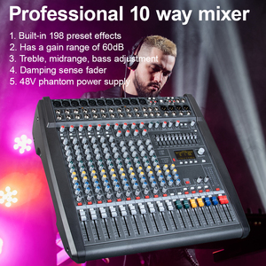 เครื่องขยายเสียง OEM DMX1400 ระดับมืออาชีพ กำลังขับ 1000 วัตต์ *2 ช่องสัญญาณ 14 ช่อง สำหรับดีเจ คาราโอเกะ พร้อมเครื่องขยายเสียงในตัว - Product Image 6