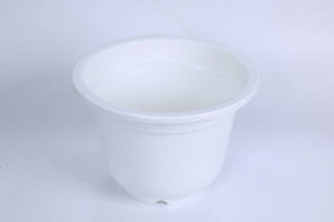 Pot de fleurs en plastique blanc, directement de l'usine, en PP, design moderne et simple, pour pépinières, serres et projets d'aménagement paysager - Product Image 4