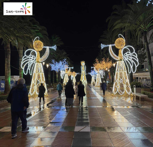 Decoración exterior de Año Nuevo, luz LED de ángel para calle - Product Image 4