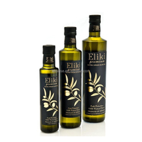 En stock bouteille en verre d'huile comestible 100ml 250ml 500ml 750ml bouteille en verre d'huile d'olive marasca avec distributeur bouchon à vis