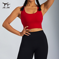 Soutien-gorge de sport ajustable avec dos croisé pour femmes JIEJIN de haute qualité pour femmes