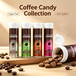 Bonbons en vrac en gros OEM/ODM, bonbons au café sans sucre personnalisés sous marque privée, bonbons pressés aromatisés au café avec <span class=keywords><strong>Xylitol</strong></span> - Product Image 1