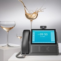 Teléfono VoIP con Video de 1080P, Pantalla de 8 Pulgadas, Android, para Escritorio, Negocios, Oficina, Hospital, Escuela, WiFi, SIP, IP, GSM, PoE