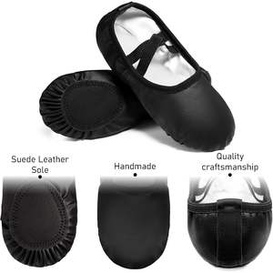 รองเท้าบัลเลต์ Dynadans พื้นยางนิ่ม ซับในผ้าฝ้าย สำหรับเด็กเล็ก เด็กโต ผู้หญิง ฝึกซ้อมเต้น - Product Image 5