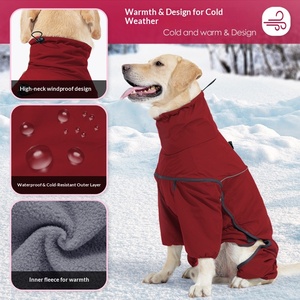 कारखाने की कीमत पर्यावरण अनुकूल ठोस शीतकालीन कपास-पड जैकेट बड़े कुत्तों के लिए पालतू जानवरों के कपड़े नए क्रॉस-बॉर्डर डिजाइन - Product Image 5