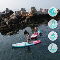 FUNWATER Dropshipping OEM Sports nautiques Drop Stich sup Paddle Board Planche De Surf Tabla De Surf Watersports subboard fanatiques