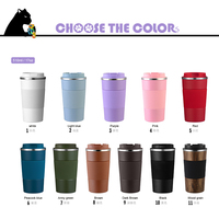 Vaso Térmico Inteligente Digital de 380 ml, Taza de Café Inteligente de Doble Pared de 510 ml, Vaso para Bebidas Frías y Calientes, Vaso Personalizado con Impresión