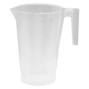 Taza medidora de plástico de 1000 ml, apta para alimentos, graduada, con asa para uso en la cocina - Product Image 2