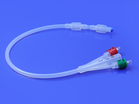 Ballon de dilatation double jetable en silicone souple pour la mûrissement cervical et la dilatation physique