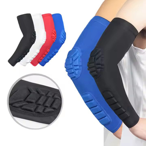 Thể thao tổ ong chống va chạm nén cánh tay tay áo linh hoạt Thiết bị bảo vệ đàn hồi miếng đệm khuỷu tay cho bóng rổ - Product Image 6