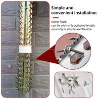 Pointes anti-escalade pour murs, acier inoxydable ultra-tranchant, pointes de sécurité pour clôtures de ranch, dissuasif pour trous de tuyaux, personnalisable