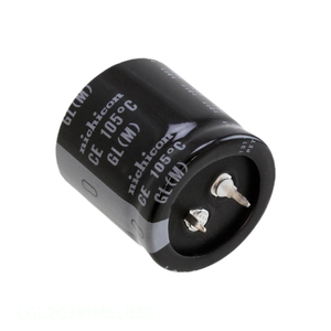Condensateur LGL2G391MELB30, 390 uF, 20%, 400V, à montage traversant, en aluminium, distributeur agréé - Product Image 1