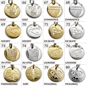 Collier personnalisé Jietao avec pendentif en forme de disque, plaqué <span class=keywords><strong>or</strong></span> 18 carats, en acier inoxydable, gravé sur mesure, résistant au ternissement, étanche - Product Image 5