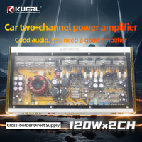 Venta Directa de Fábrica, Amplificador de Subwoofer para Auto de Gran Potencia Clase AB, Sistema de Sonido de 2 Canales de Aluminio