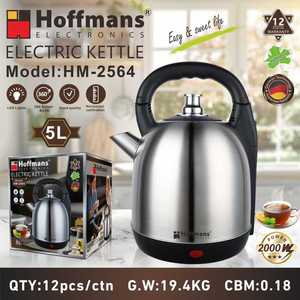 Appareils de cuisine, bouilloire électrique 5L, 2000W, prise EU, moderne, en acier inoxydable, grande capacité, pour le marché africain en <span class=keywords><strong>gros</strong></span> - Product Image 4