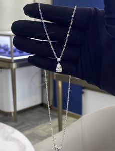 <span class=keywords><strong>Collana</strong></span> con Pendente in <span class=keywords><strong>Diamante</strong></span> Coltivato in Laboratorio Taglio Pera Certificato IGI, <span class=keywords><strong>Collana</strong></span> <span class=keywords><strong>Solitario</strong></span> in Oro 14K 18K, Gioielli Personalizzati - Product Image 3