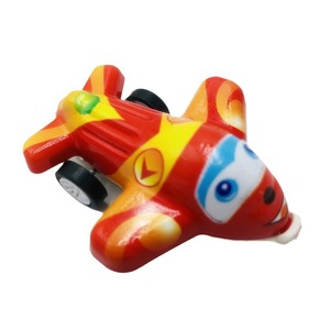 Avión de juguete de dibujos animados con mecanismo de retroceso, mini modelo para bebés y niños pequeños, juguete unisex de empuje y tracción. - Product Image 5