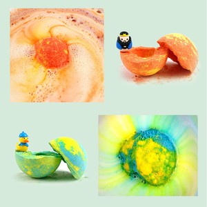 Bombes de bain naturelles et véganes personnalisées pour enfants, avec jouets surprise à l'intérieur - Product Image 4