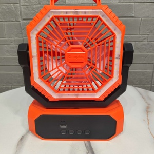 Ventilador de Escritorio USB Recargable Personalizable, con Luz LED Integrada, Multifuncional, Portátil, para Exteriores, Hogar y Camping, 10000mAh - Product Image 5