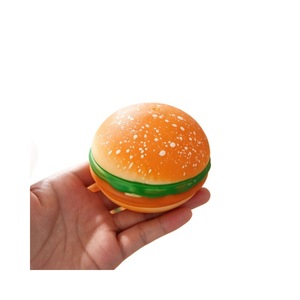 Mainan hamburger simulasi yang dapat diremas, mainan penghilang stres, mainan remas lambat kembali bentuk untuk siswa meredakan stres - Product Image 1