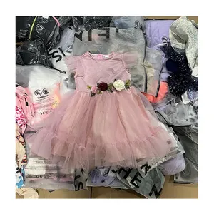 Wholesale Kids Dress Apparel Stock Clothes Assorted Mixed Models Exquisite Girl's Clothes Bales