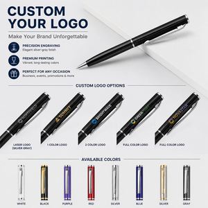 Wholesale Custom Logo Economical Hotel Ball <b>Gold</b>/Rose <b>Gold</b>/Silver Slim Metal Twist Ballpoint <b>Pen</b> With Copper Clip - Product Image 3