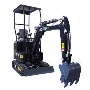 Mini excavadora Excavadora de zanjas de 1 tonelada con pluma oscilante Pulgar hidráulico <span class=keywords><strong>Clib</strong></span> Cubo de 400mm - Product Image 2
