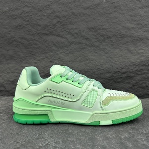 รองเท้าเทรนนิ่งสำหรับผู้ชายผู้หญิง, รองเท้าเทรนเนอร์หนังแท้ดีไซน์เนอร์สำหรับฝึกเดิน - Product Image 5