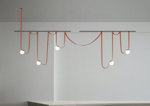 Conector empotrado con cable DC48V Cinturón magnético tejido negro Cinturón de tela arquitectónica Módulo de iluminación Iluminación de pista flexible - Product Image 5