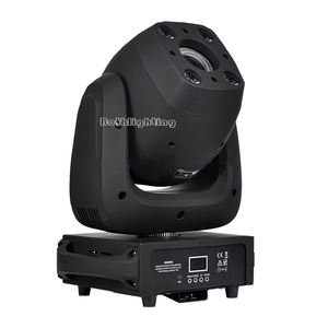 Projecteur LED mobile 100W SPOT 4X10W WASH avec mise au point motorisée, écran OLED, DMX 512 pour éclairage de scène, <span class=keywords><strong>mariage</strong></span>, <span class=keywords><strong>DJ</strong></span>, fête - Product Image 3
